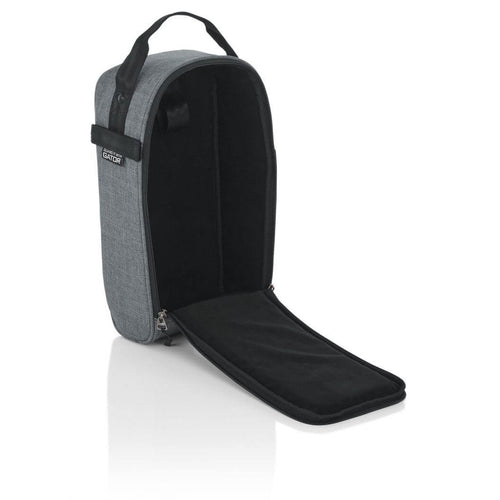 Image of the GT-1407-GRY Transit Series Accessory Bag open and empty