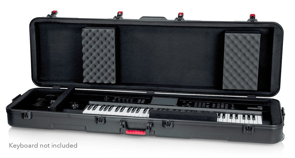 Gator Cases GTSA-KEY88SLXL TSA ATA Slim XL 88-note Keyboard Case w/ Wheels