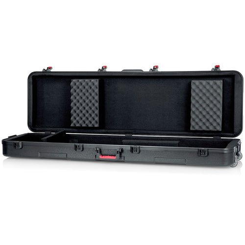 Gator Cases GTSA-KEY88SLXL TSA ATA Molded Slim XL 88-Note Keyboard Case with Wheels, View 2