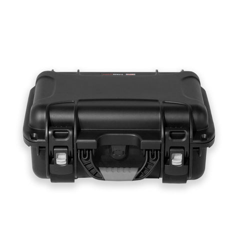 Front of Gator Cases Titan Series Case for Shure SM7B Microphone and Cable