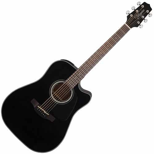 takamine g3 dreadnought ac/el cutaway - black gloss