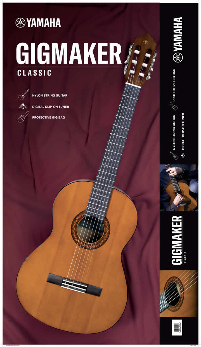 Yamaha C40 PKG Nylon String Classical Guitar GigMaker Starter Pack – Kraft  Music