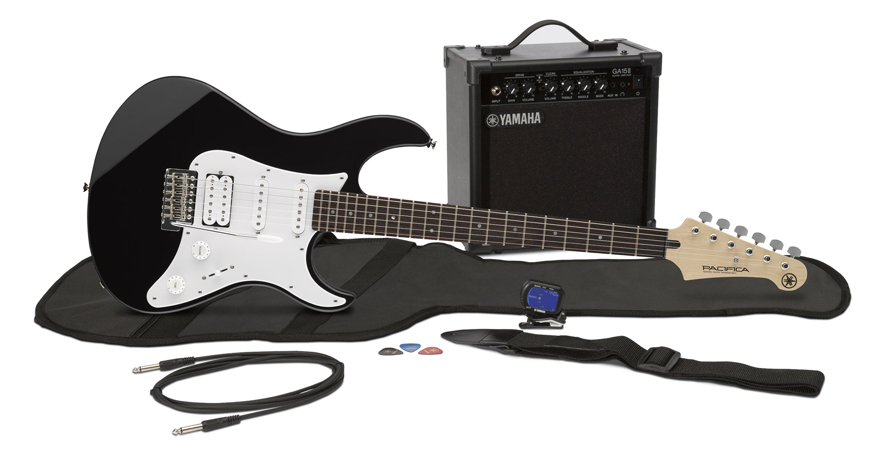 Yamaha GigMaker Electric Guitar Starter Pack Black Kraft Music