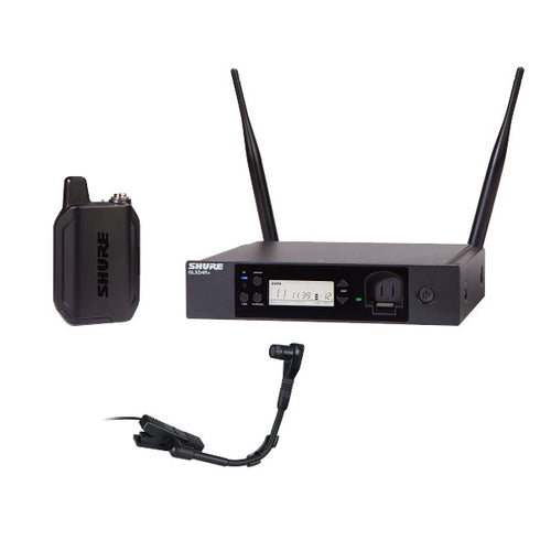 Shure GLXD14R+B98 Instrument Rack system with Beta98H/C microphone, View 1