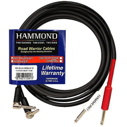 Hammond OPIQAP Instrument Cable - 15'