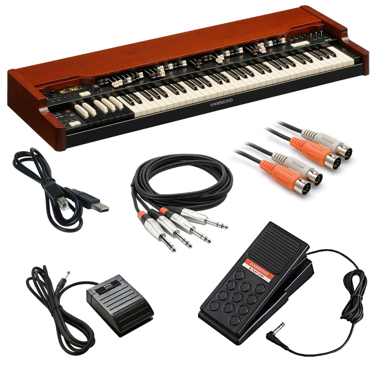 Hammond XK-5 Organ CABLE KIT – Kraft Music