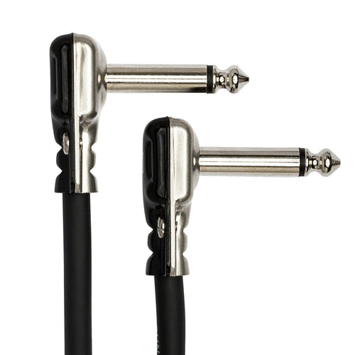 Hosa HGFP0005 Pro Guitar Patch Cable REAN Low-Profile Right-angle to Same, view 2