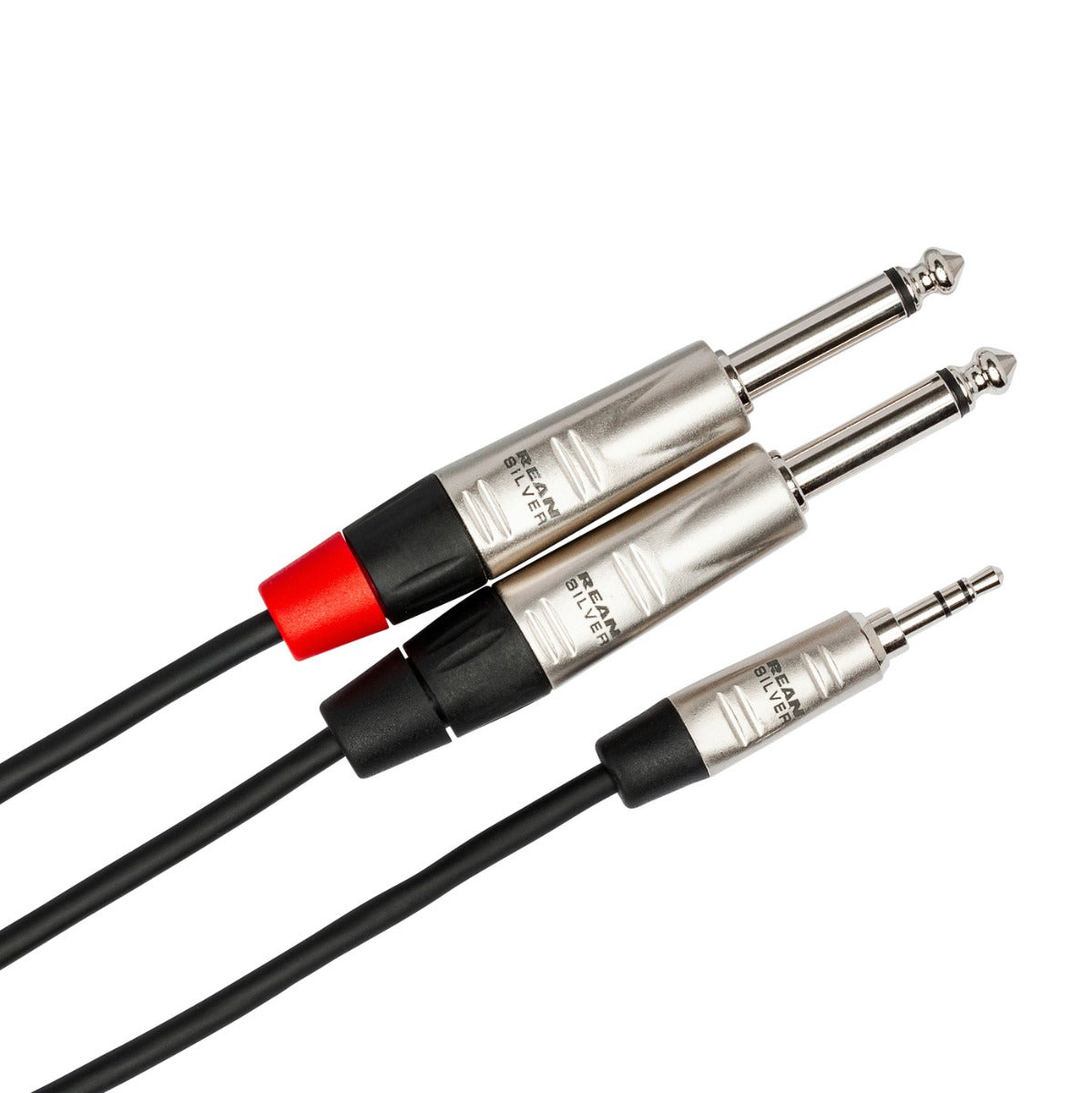 Hosa HMP010Y 3.5MM TRS to Dual 1/4" TS breakout cable, 10 ft, View 1