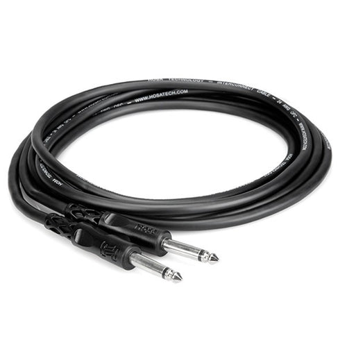 Hosa CPP-101 Unbalanced Interconnect 1/4" TS to 1/4" TS - 1'