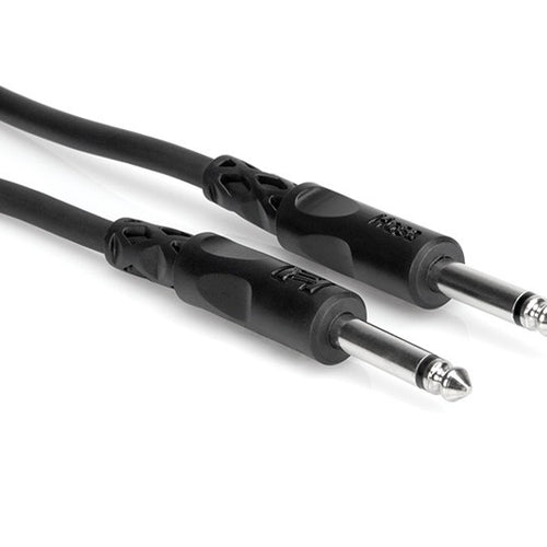 Hosa CPP-101 Unbalanced Interconnect 1/4" TS to 1/4" TS - 1'