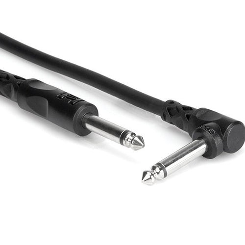 Hosa CPP-103R Unbalanced Interconnect 1/4" TS to Right-Angle 1/4" TS - 3'