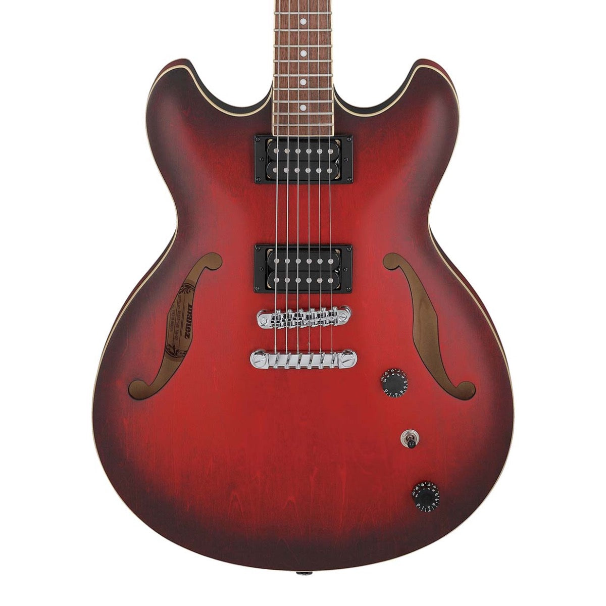 Ibanez AS53 Artcore - Sunburst Red Flat, View 1