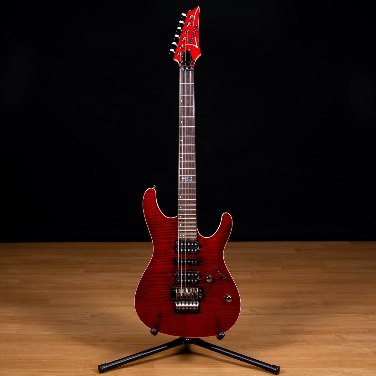 IBANEZ KIKO100 Kiko Loureiro Signature Electric Guitar - Transparent Ruby Red view 2