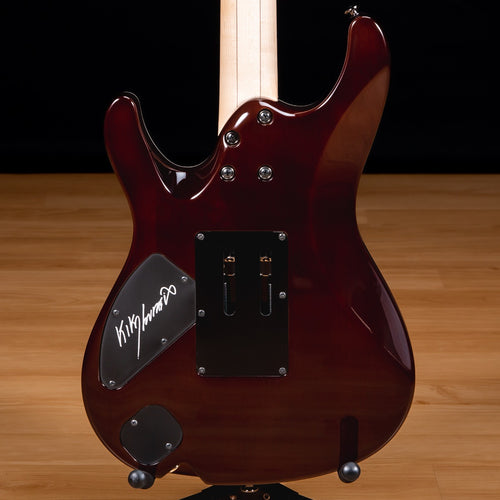 IBANEZ KIKO100 Kiko Loureiro Signature Electric Guitar - Transparent Ruby Red view 3