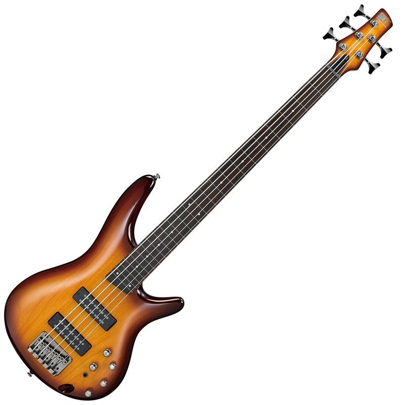 Ibanez SR375EF 5-string Fretless Bass Guitar - Brown Burst