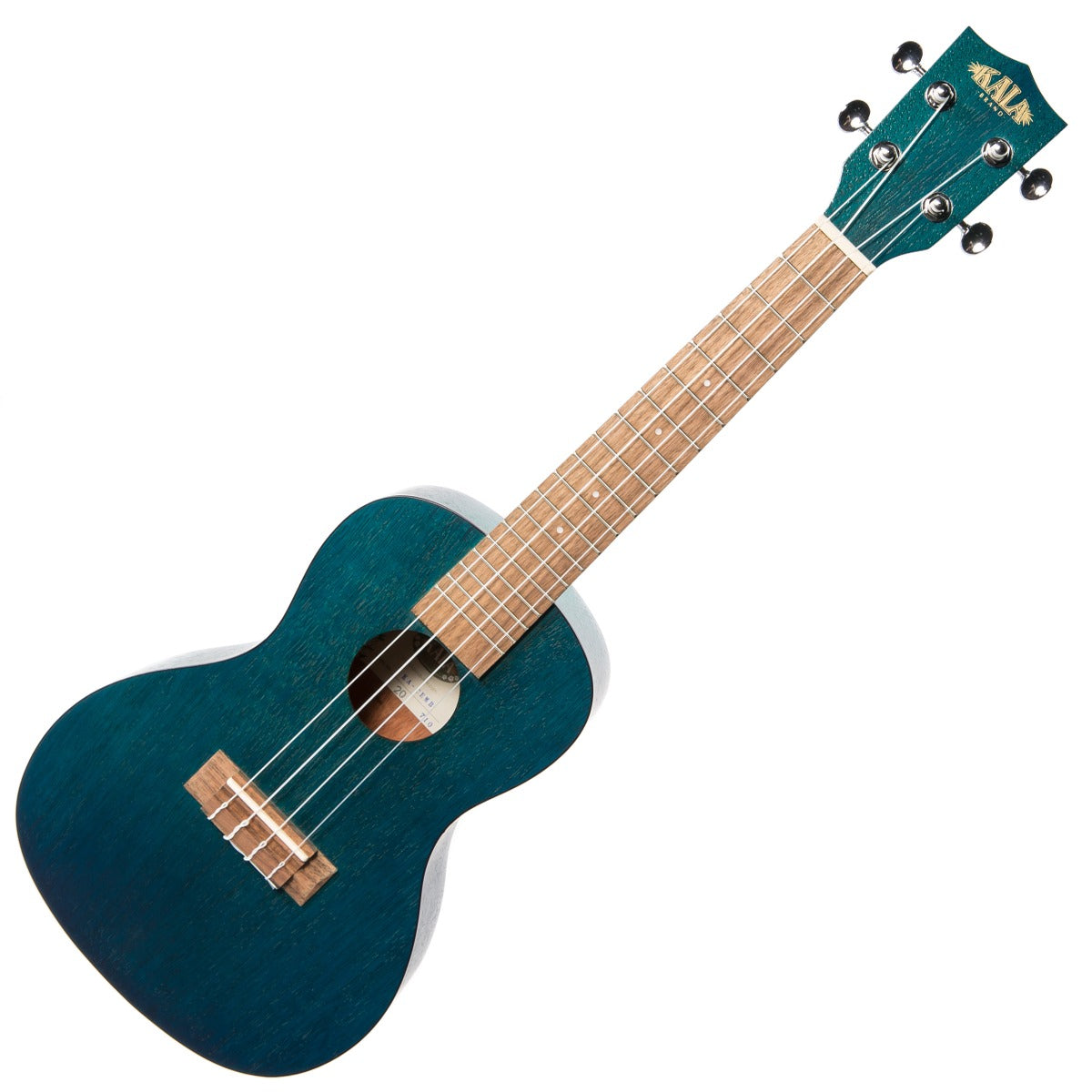 Kala KA-CEMB Concert Ukulele - Transparent Blue Satin