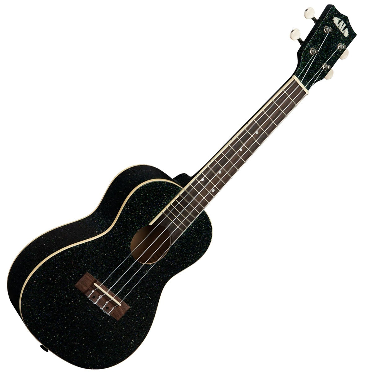 Kala Sparkle Series Concert Uke - Galaxy Black view 1