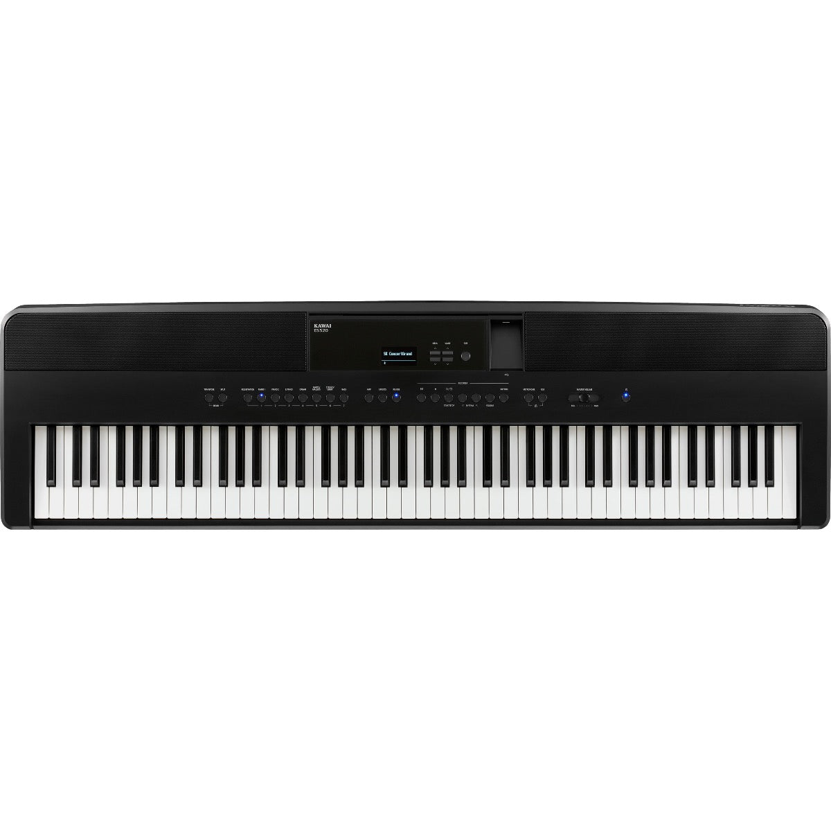 Top view of Kawai ES520 Portable Digital Piano - Black