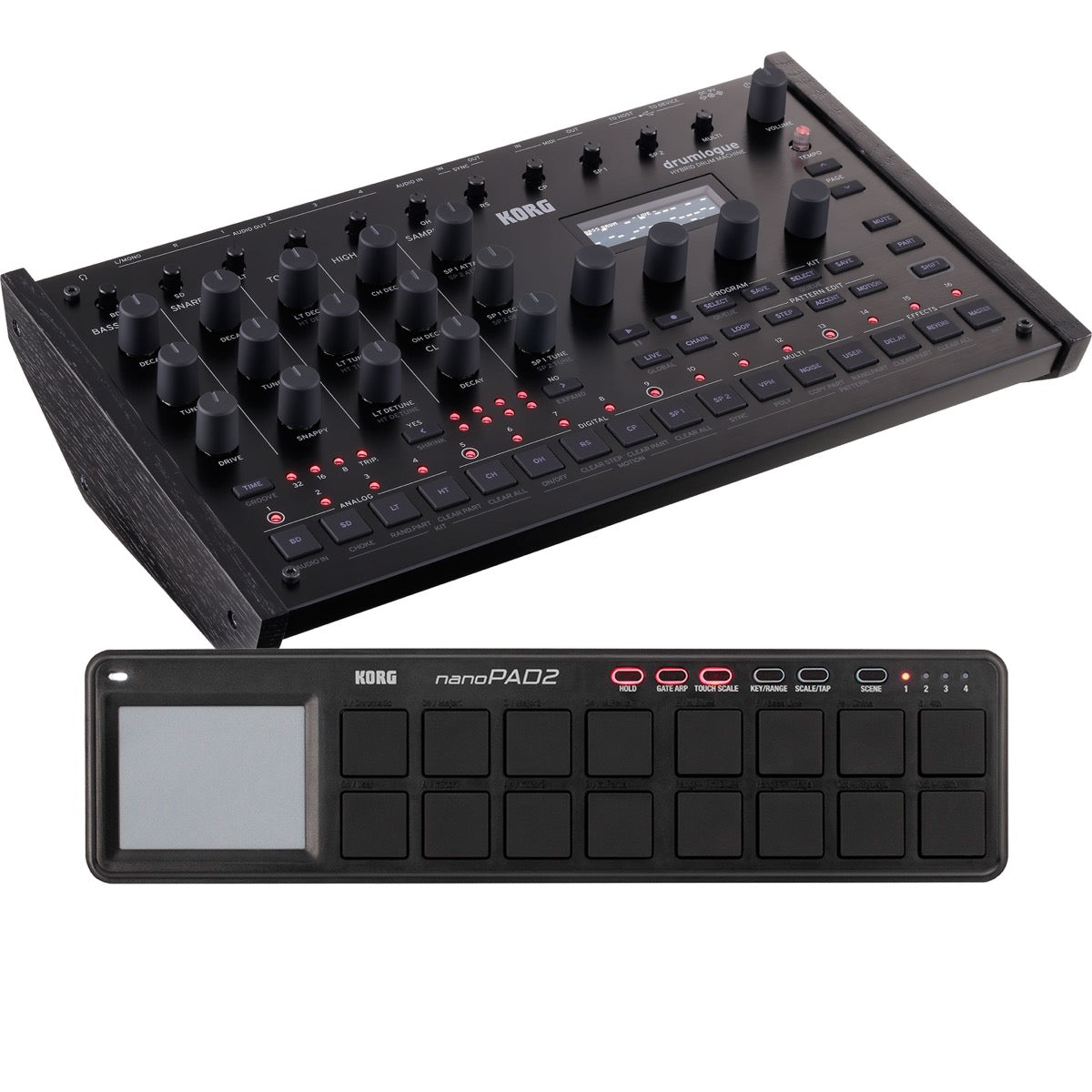 Korg Drumlogue Hybrid Drum Machine PAD CONTROL RIG