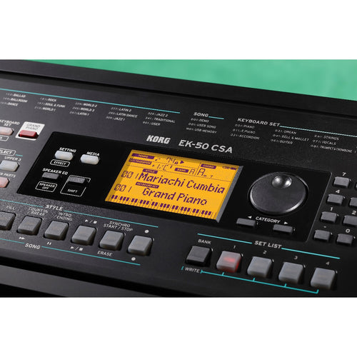 Korg EK50CSA Arranger Keyboard 61-Note, View 7