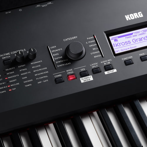 Korg Kross 2 88 Music Workstation - Matte Black
