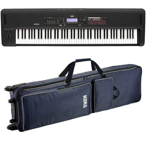 Korg Kross 2 88 Music Workstation - Matte Black CARRY BAG KIT