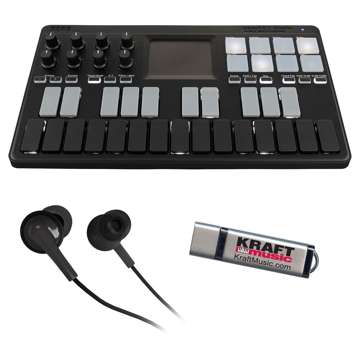 直送商品 White Key korg Nano Midi nano pad MIDI nano MOBILE - key 