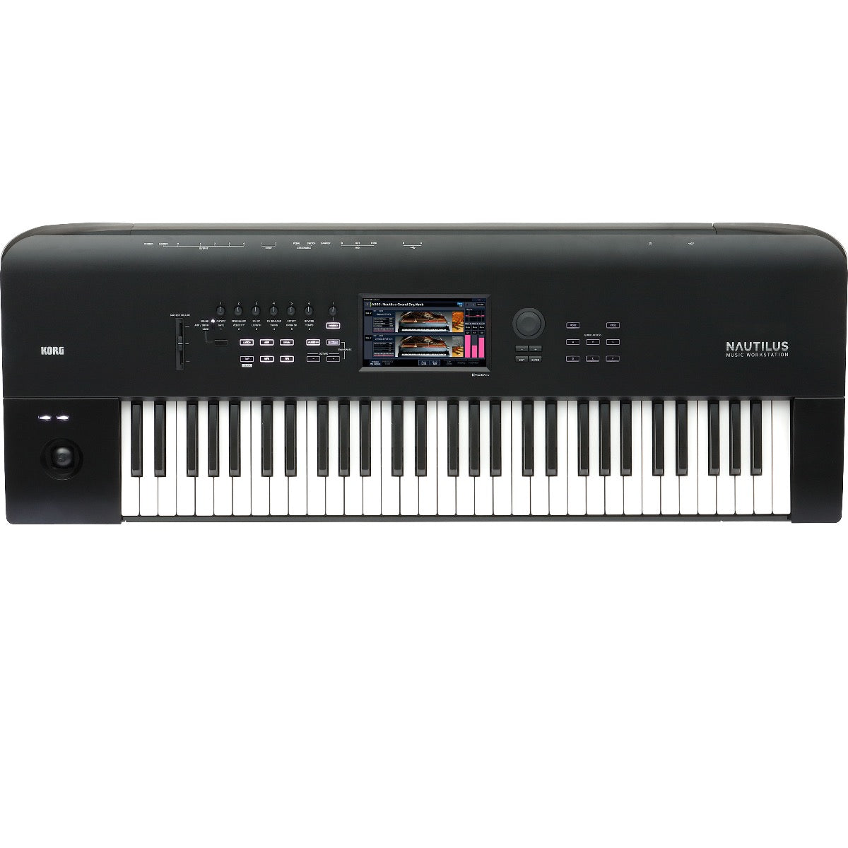Top view of Korg Nautilus 61-Key Music Workstation