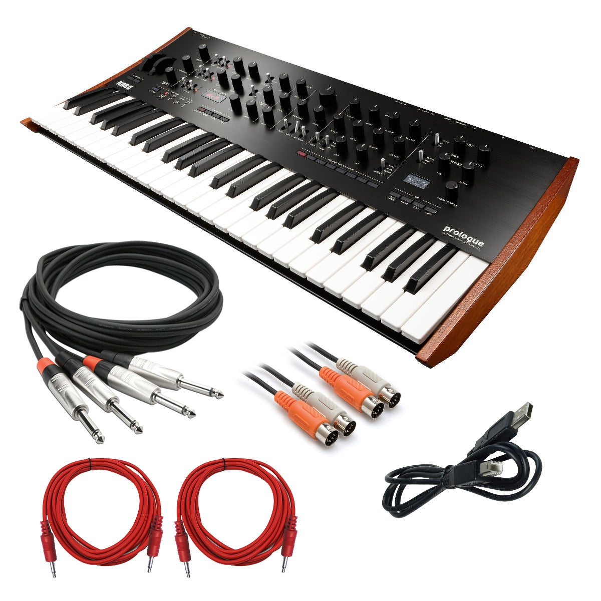 Korg Prologue-8 49-Key 8-Voice Polyphonic Analog Synthesizer CABLE KIT