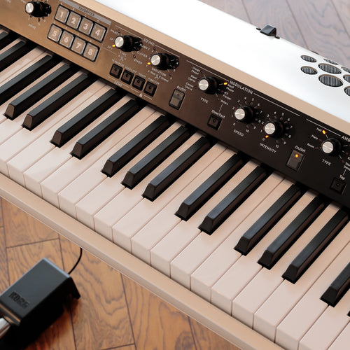Korg SV288S Stage Vintage Piano - Vintage Creme - keybed