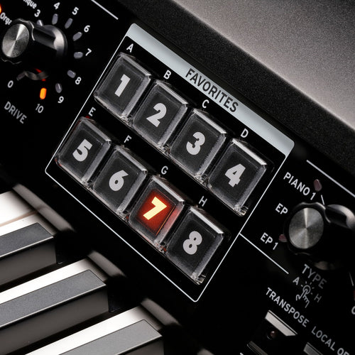 Korg SV273 Stage Vintage Piano - control buttons