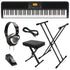 Bundle collage image of Korg XE-20 Home Digital Ensemble Piano KEY ESSENTIALS BUNDLE