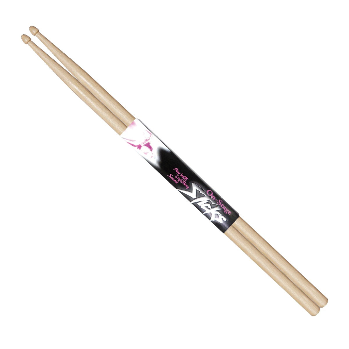 On-Stage 5A Wood Tip Drumsticks