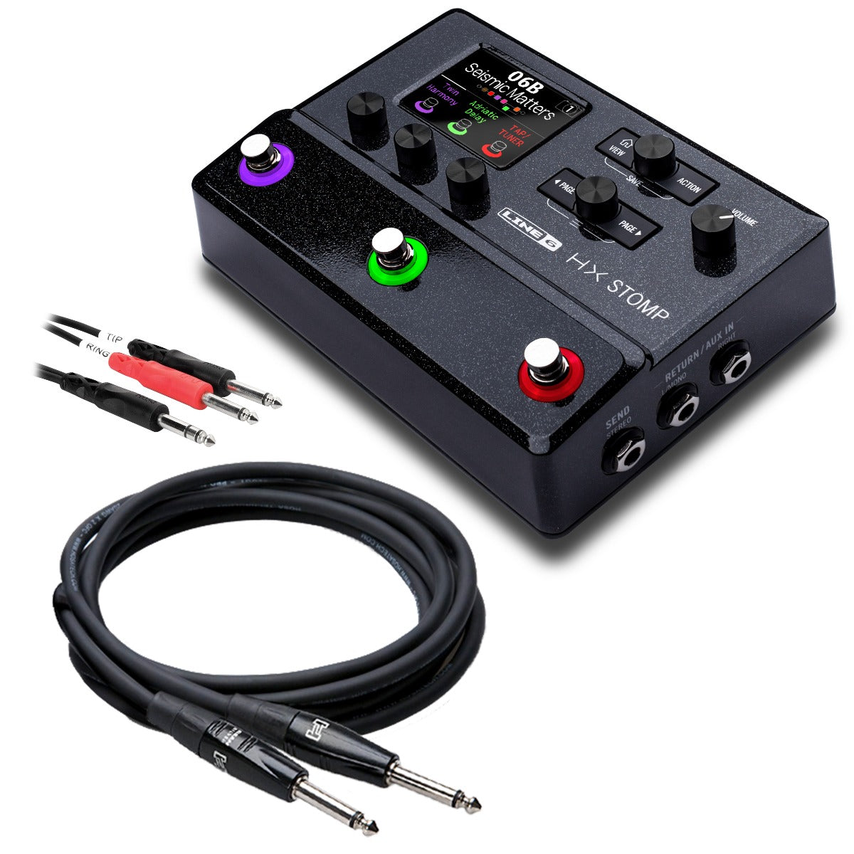 Line 6 HX Stomp Multi-Effects Processor CABLE KIT – Kraft Music