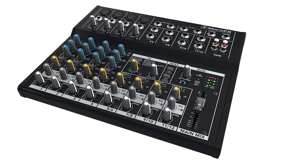 Mackie Mix12FX 12-Channel Compact Mixer with Effects – Kraft Music