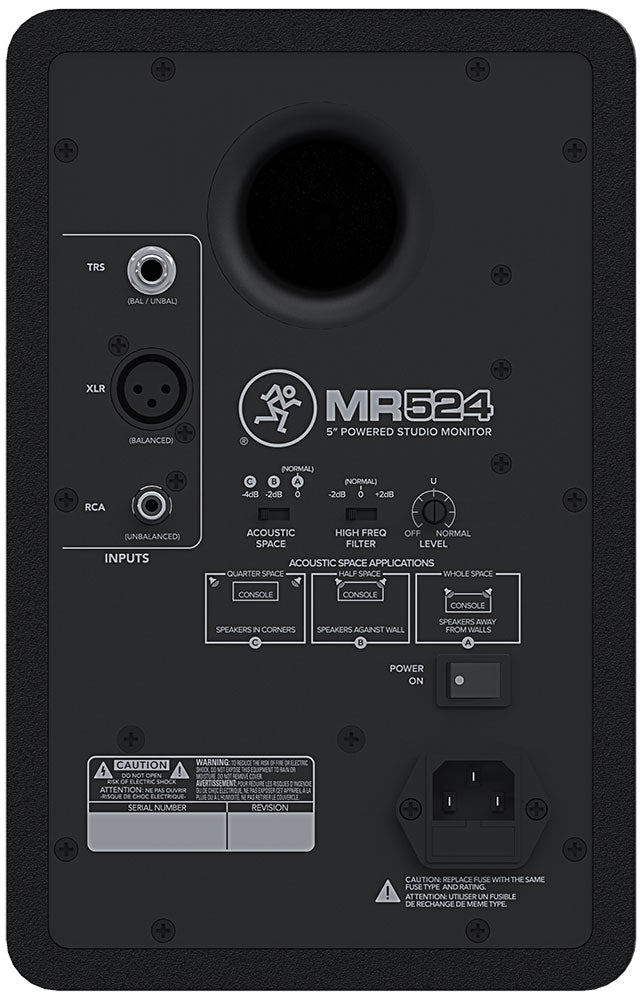 Mackie MR524 Studio Monitor Speaker – Kraft Music