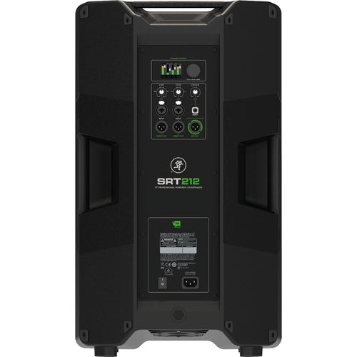 Rear view of Mackie SRT212 12" 1600W Powered Loudspeaker