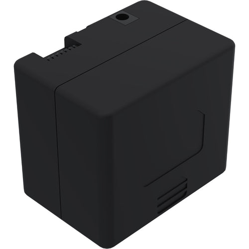 3/4 view of Mackie Thump Go Battery showing back, top and right side