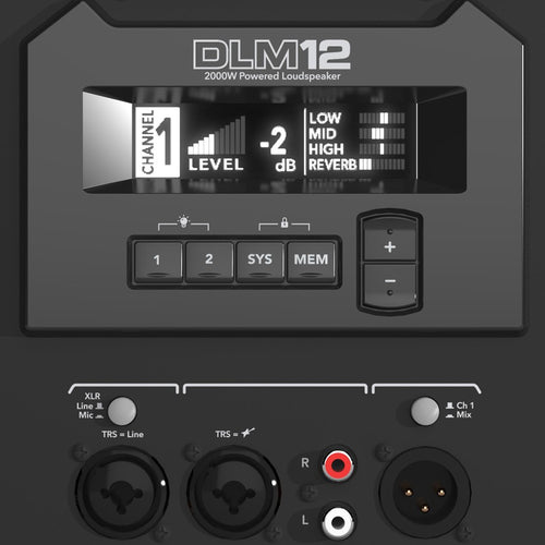 mackie dlm12 12" full-range powered pa speaker