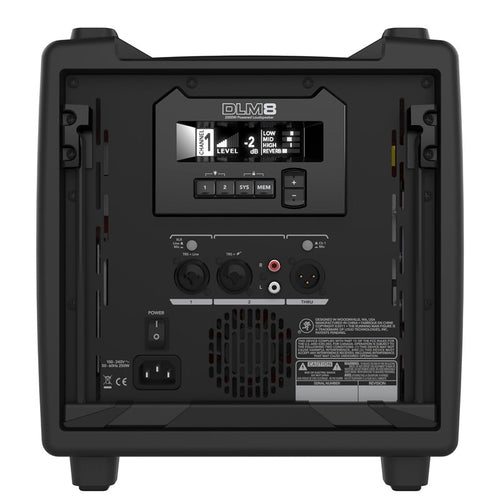 mackie dlm8 8" full range powered pa speaker