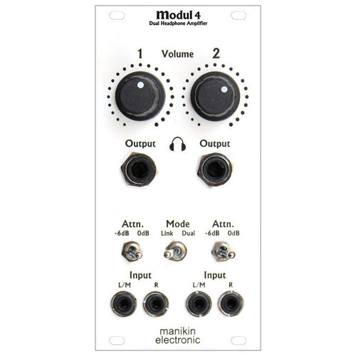 Manikin Electronic Modul 4 Dual Headphone Amp Eurorack Module