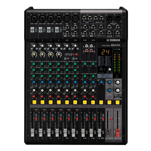 Yamaha MG12X 12-Input Stereo Mixer with Effects, View 1