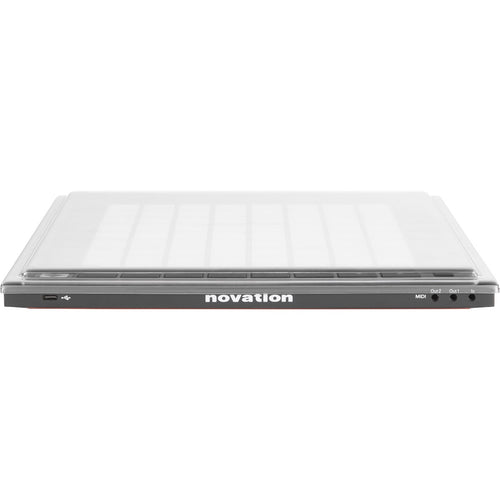 Perspective view of Decksaver Novation Launchpad Pro MK3 Cover showing rear and top