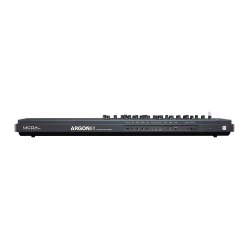 Rear view of Modal Electronics Argon8X 61-Key Polyphonic Wavetable Synthesizer