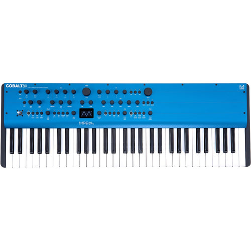 Top view of Modal Electronics Cobalt8X 61-Key Virtual Analog Synthesizer