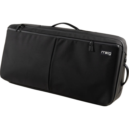 3/4 view of Moog Matriarch SR Case showing front, top and right side