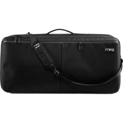 Top view of Moog Matriarch SR Case with strap attached