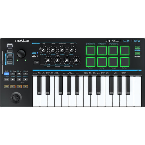 Nektar Impact LX Mini USB MIDI Keyboard Controller View 1