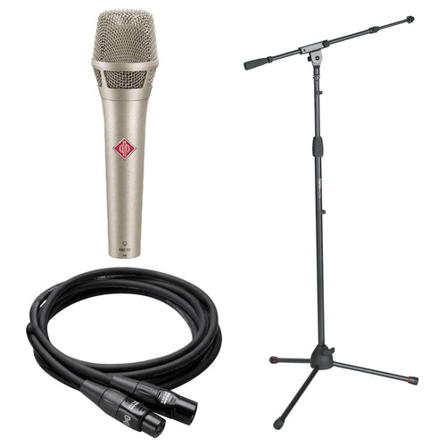 Collage image of the Neumann KMS 105 Supercardioid Handheld Mic PERFORMER PAK