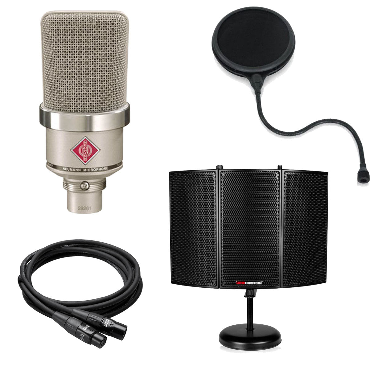 Neumann TLM 102 Cardioid Microphone STUDIO PAK – Kraft Music